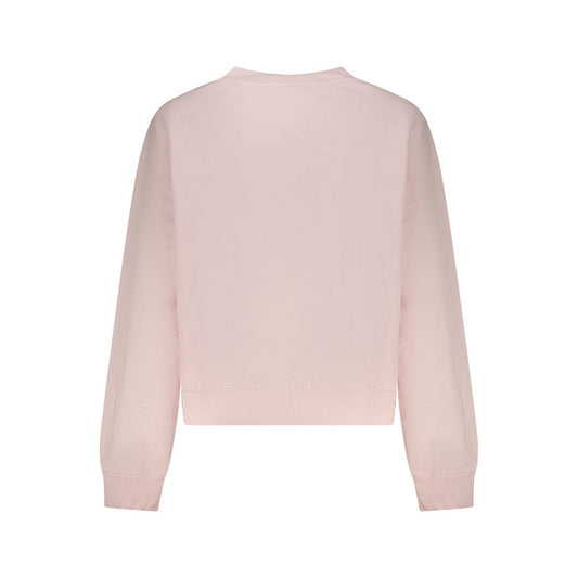 Tommy Hilfiger Pink Cotton Women Sweatshirt