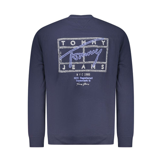 Tommy Hilfiger Blue Cotton Men Sweatshirt