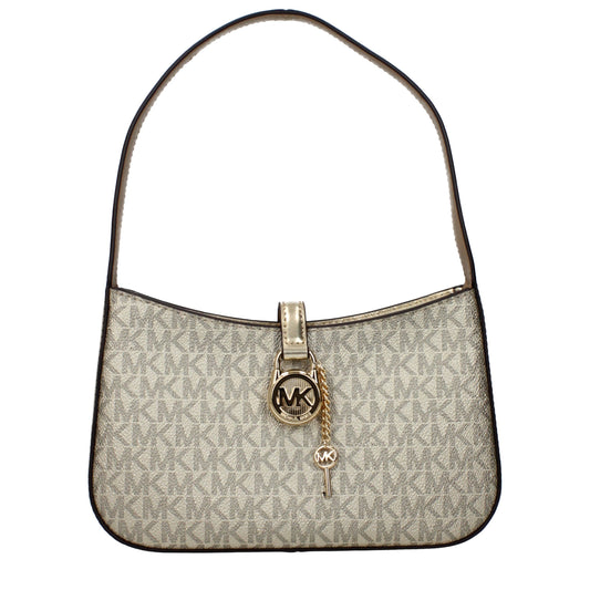 Michael Kors Gold Fabric Handbag