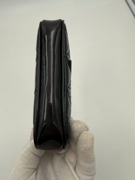 DIOR Lady Dior Cannage Patent Pouch