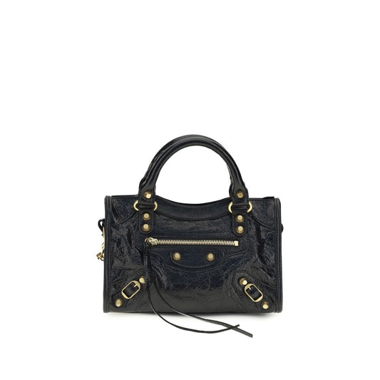 Balenciaga Black Lamb Ovis Aries Aries Handbag