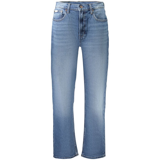 Calvin Klein Blue Cotton Women's Jeans